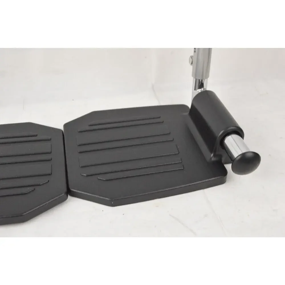 Pair Adjustable Swing Away Wheelchair Footrests Foot Plates